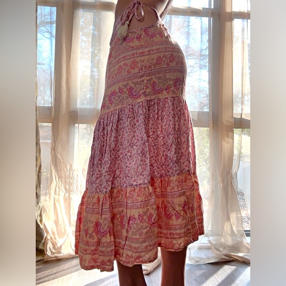 Lucky Brand Pink and Orange Patterned Dress - Picture 3 of 5